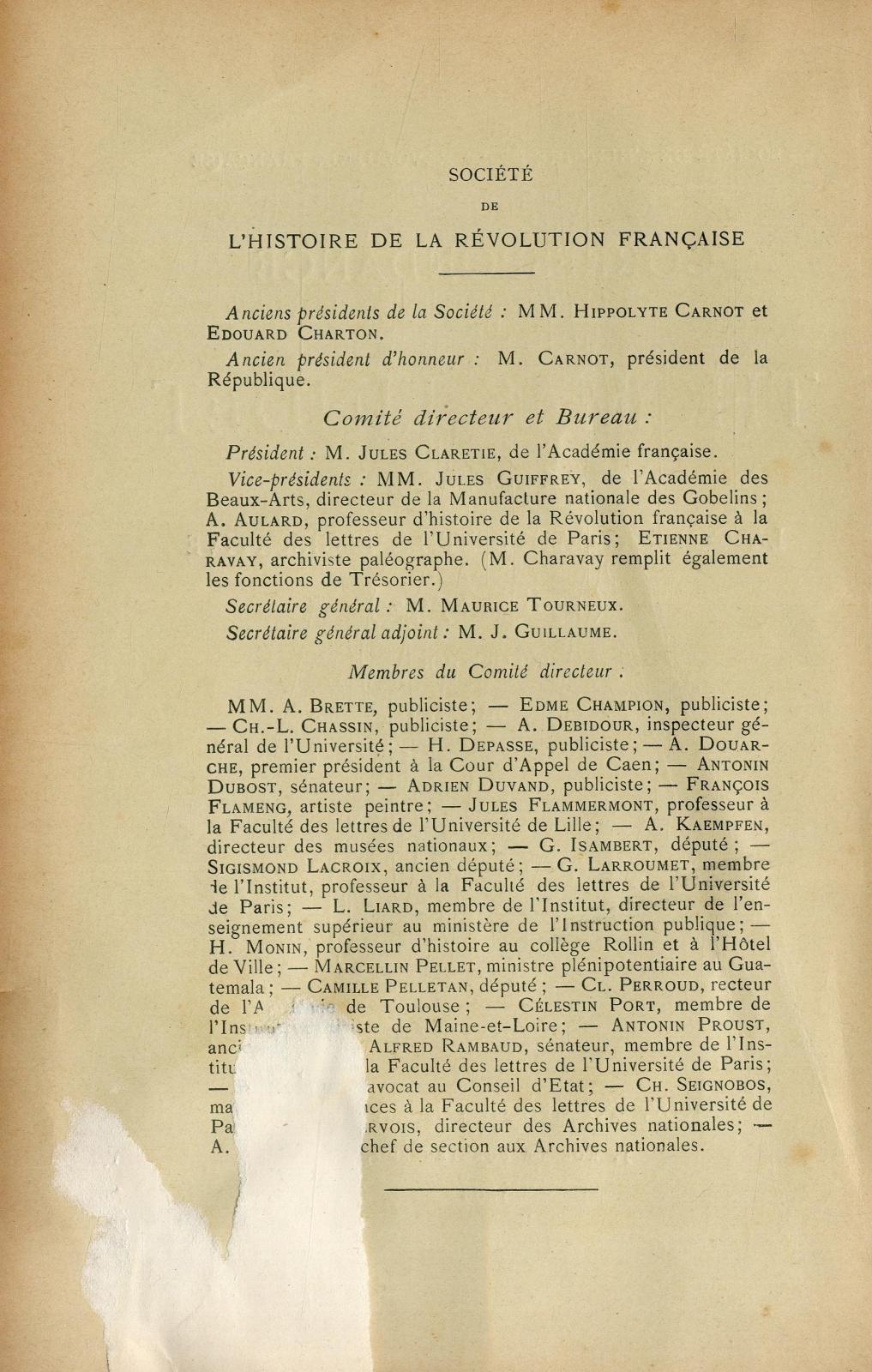 Correspondance de Thomas Lindet pendant la Constituante et la Législative (1789-1792) / publiée par Amand Montier