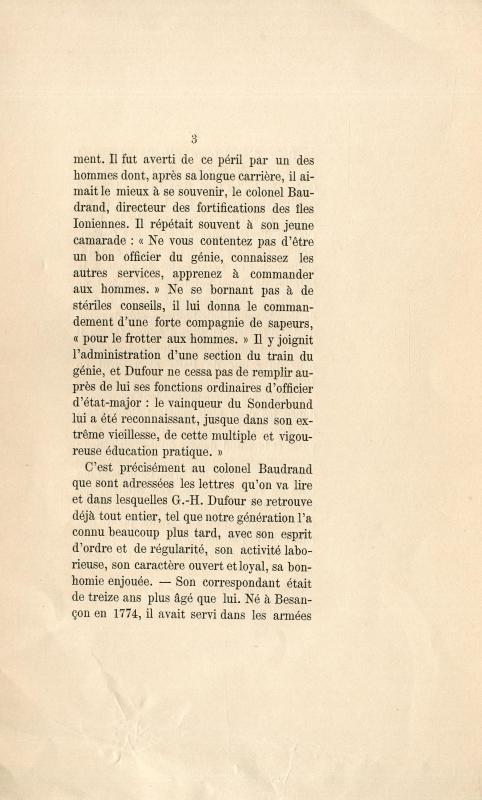 Quelques lettres de G. -H. Dufour (1813-1815) / publiées par Th. Dufour