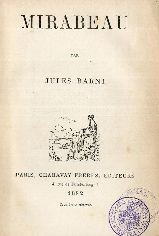 Mirabeau / par Jules Barni
