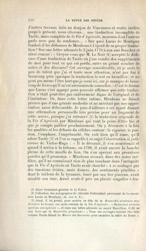 Mirabeau et Tacite / Henri Welschinger