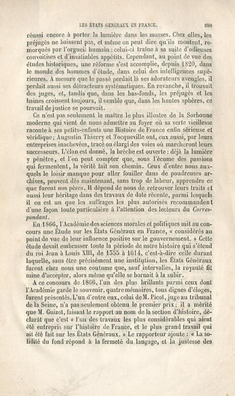 Les états généraux en France / Foblant, Maurice de