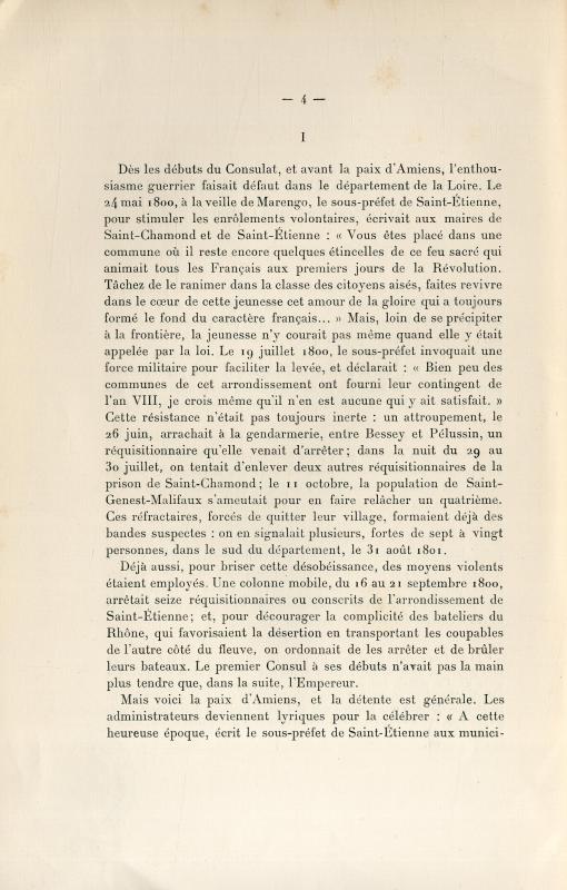Moeurs administratives du Premier empire : la conscription dans la Loire / Ph. Gonnard